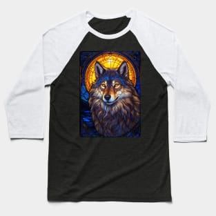 Wild Spirit Wolf Baseball T-Shirt